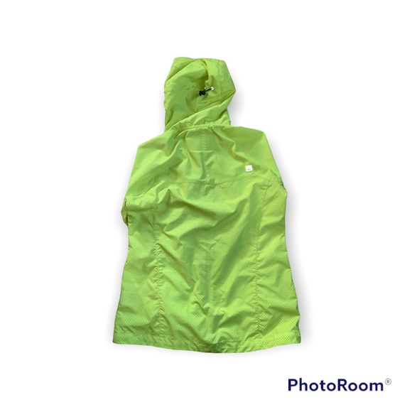 Avalanche Neon Yellow Windbreaker Jacket Sz. M - Picture 2 of 4